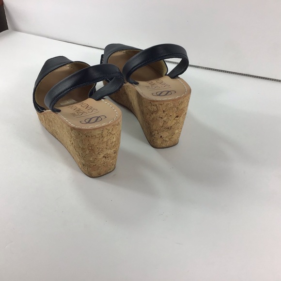 The Spanish Sandal cork leather wedges- AVARCAS - Picture 9 of 14